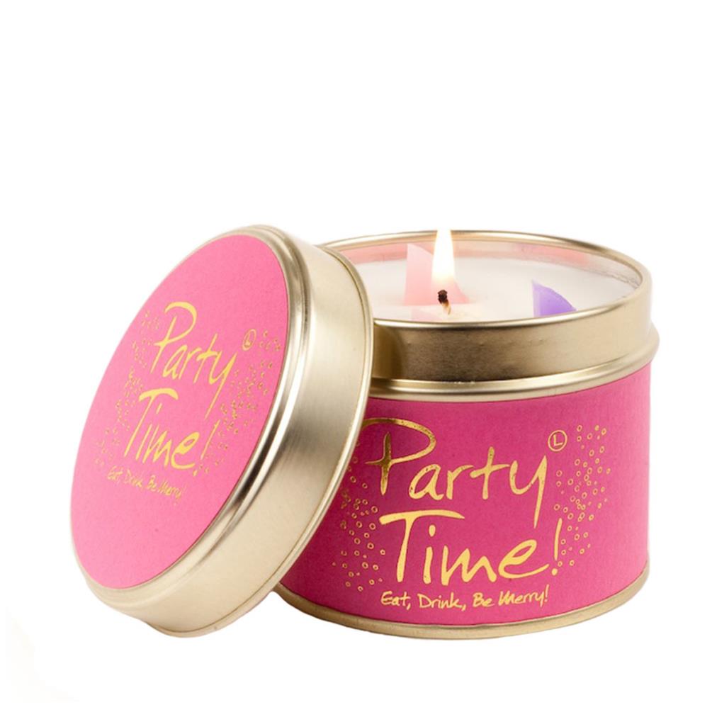Lily-Flame Party Time! Tin Candle £9.89
